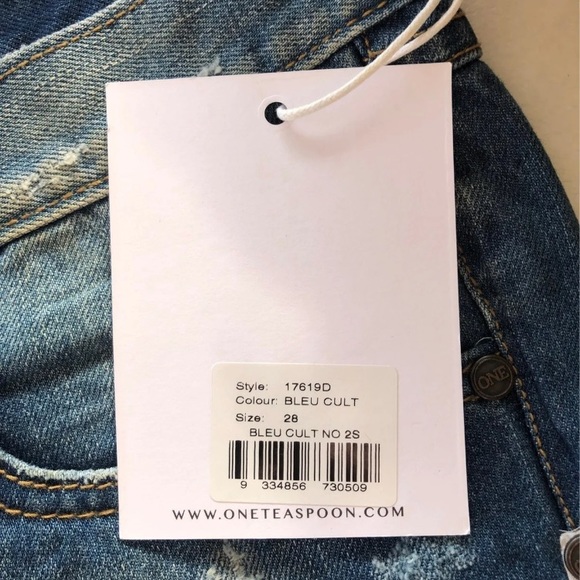 NWT one teaspoon, NO 2'S, sz 28 - Picture 4 of 6